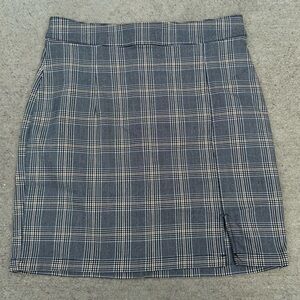 Plaid mini skirt Size: S